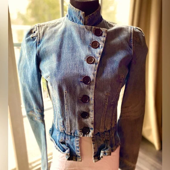 Marc Jacobs Jackets Coats Marc Jacobs Denim Military Style